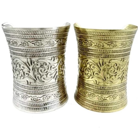 Gypsy Armlet Armband SILVER/GOLD - Picture 1 of 6